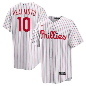 mens nike jt realmuto white philadelphia phillies home repl